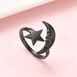 304 Stainless Steel Cuff Open Rings&nbsp;LS-RJEW-D338-02B-EB