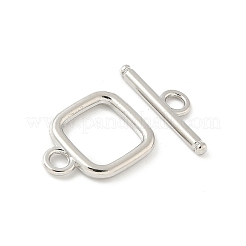 Square Alloy Toggle Clasps&nbsp;FIND-B047-18P