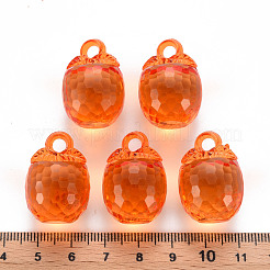 Autumn Theme Transparent Acrylic Pendants&nbsp;TACR-T024-04B-921