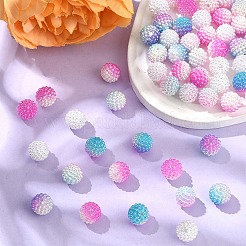 80Pcs 4 Colors Imitation Pearl Acrylic Beads&nbsp;OACR-YW0002-57