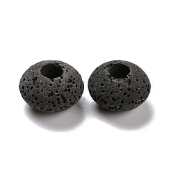 Natural Lava Rock European Beads&nbsp;GGDA007-4A