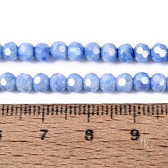 Anti-Tarnish Electroplate Glass Beads Strands&nbsp;EGLA-ZX010-4mm-09