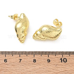 Brass Stud Earrings for Women&nbsp;EJEW-A167-02E-G