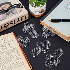 16Pcs Transparent Acrylic Paper Clip&nbsp;AJEW-PH0007-88