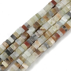 Natural Flower Amazonite Beads Strands&nbsp;G-I394-A11