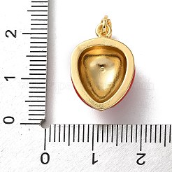 Brass Enamel Pendants&nbsp;LS-KK-P320-07A-G
