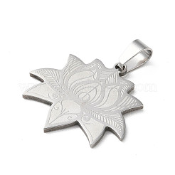 Non-Tarnish 201 Stainless Steel Pendants&nbsp;STAS-D041-16P