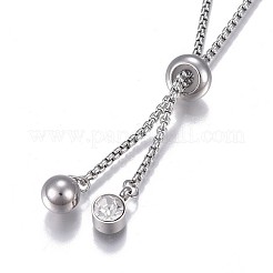 304 Stainless Steel Pendant Necklaces&nbsp;NJEW-P252-07P