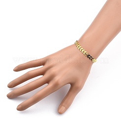 Brass Cobs Chain Bracelets&nbsp;BJEW-JB05409-01