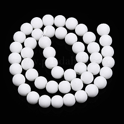 Opaque Glass Beads Strands&nbsp;GLAA-T032-P8mm-MD02