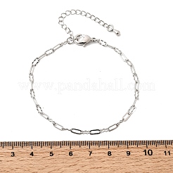 Brass Oval Link Chain Bracelets for Women&nbsp;BJEW-F531-05P