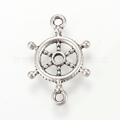 Tibetan Style Alloy Links connectors&nbsp;TIBE-Q066-13AS-RS
