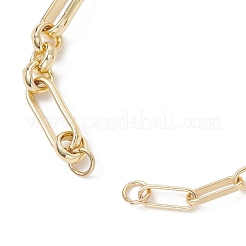 Brass Mixed Chain Bracelet Making&nbsp;AJEW-JB01564