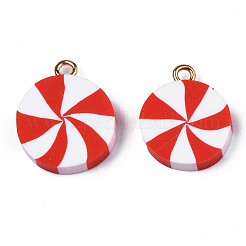 Handmade Polymer Clay Pendants&nbsp;CLAY-N010-054B