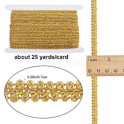 25 Yards Metallic Lace Trims&nbsp;OCOR-GF0003-22