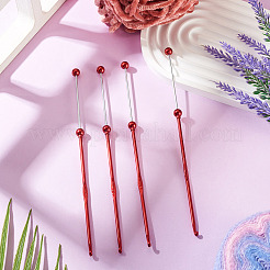 4Pcs DIY Alloy Beadable Crochet Hooks&nbsp;AJEW-TA0003-50A