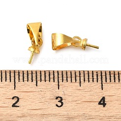 Brass Screw Eye Pin Peg Bails&nbsp;PJ-TAC0001-21G