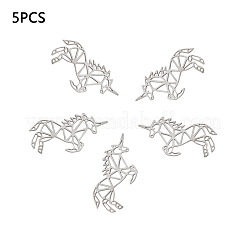 Tarnish Resistant 201 Stainless Steel Filigree Joiners&nbsp;STAS-S105-T577D-1