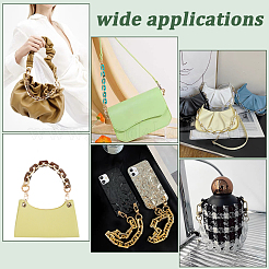 4Pcs 4 Colors Imitation Stone Acrylic Boston Link Chains Bag Straps&nbsp;FIND-WR0005-21