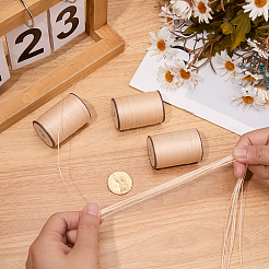 3 Rolls Flat Waxed Polyester Thread String&nbsp;YC-CL0001-02A