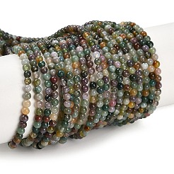 Natural Indian Agate Bead Strands&nbsp;X-G-A130-3mm-K12