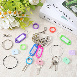 DIY Plastic Key Sleeve Pendant Keychain Making Kits&nbsp;DIY-SP0002-52
