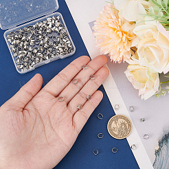 200Pcs Rhodium Plated Sterling Silver Snap on Bails&nbsp;STER-BC0001-63