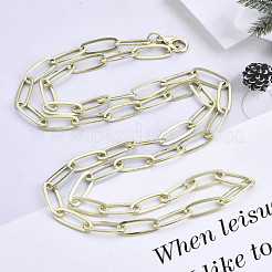 Brass Paperclip Chains&nbsp;MAK-S072-13A-14KC