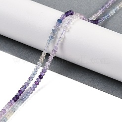 Gradient Color Natural Colorful Fluorite Beads Strands&nbsp;G-H071-A04-01