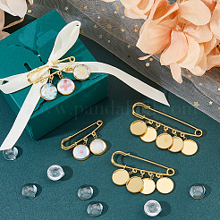 4Pcs 4 Styles Steel Kilt Pins DIY Jewelry Kits&nbsp;JEWB-FH00041