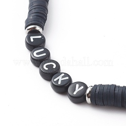 Polymer Clay Heishi Beaded Mobile Straps&nbsp;HJEW-JM00465