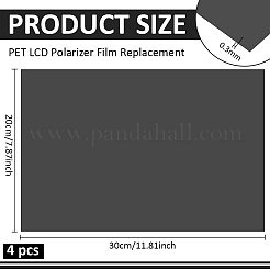 4Pcs PET LCD Polarizer Film Replacement&nbsp;DIY-BC0016-27