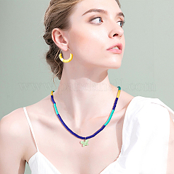 Handmade Polymer Clay Beads&nbsp;CLAY-AR0001-17B