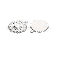 304 Stainless Steel Pendant Enamel Settings&nbsp;STAS-N097-206