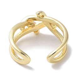 Brass Cuff Rings&nbsp;RJEW-G310-07G