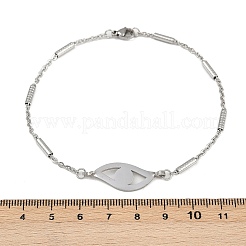 304 Stainless Steel Link Bracelets for Women&nbsp;BJEW-H208-01P