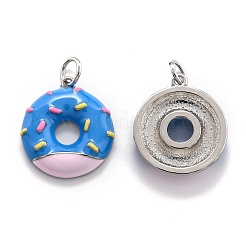 Brass Enamel Pendants&nbsp;KK-O140-06B-P