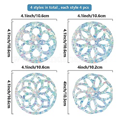 Waterproof PVC Colored Laser Stained Window Film Static Stickers&nbsp;DIY-WH0314-106