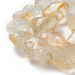 Natural White Topaz Beads Strands&nbsp;G-C027-01