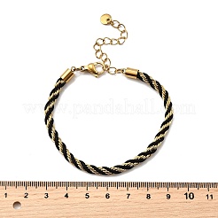 304 Stainless Steel Nylon Cord String Bracelets&nbsp;BJEW-Z124-01G