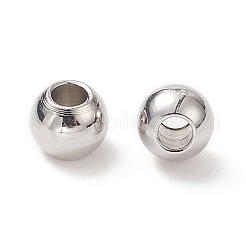 Tarnish Resistant 304 Stainless Steel Round Spacer Beads&nbsp;STAS-N020-18C