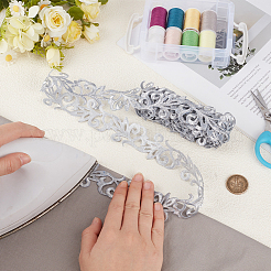 Polyester Embroidery Cloth Iron on/Sew on Patches&nbsp;PATC-WH20001-25B