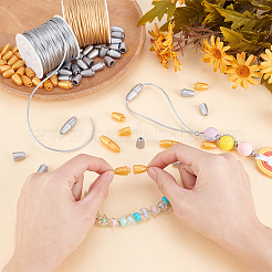 Plastic Breakaway Clasps & Nylon Braided String Threads Jewelry Making Findings Kits&nbsp;DIY-PH0029-26
