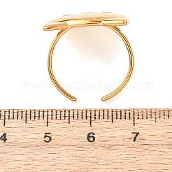 304 Stainless Steel Micro Pave Cubic Zirconia Rings&nbsp;RJEW-D356-01G