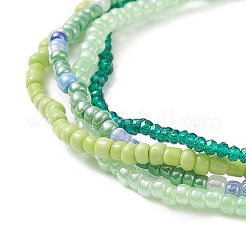 Glass Seed Beads Beaded Multi-strand Bracelets&nbsp;BJEW-JB09072