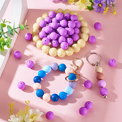 50Pcs Food Grade Eco-Friendly Silicone Beads&nbsp;SIL-TADJ0001-03B