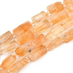 Heated Natural Citrine Beads Strands&nbsp;G-O170-113