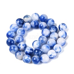Natural Dyed Persian Jade Beads Strands&nbsp;G-Q609-12mm-01