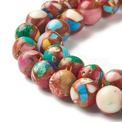 Assembled Natural & Dyed Magnesite Beads Strands&nbsp;G-L575-02K-B