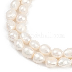 Natural Cultured Freshwater Pearl Beads Strands&nbsp;PEAR-P064-20L-05A